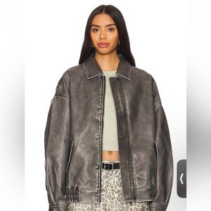 Lioness Black Bomber Jacket